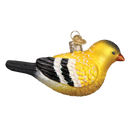 American Goldfinch Glass Ornament