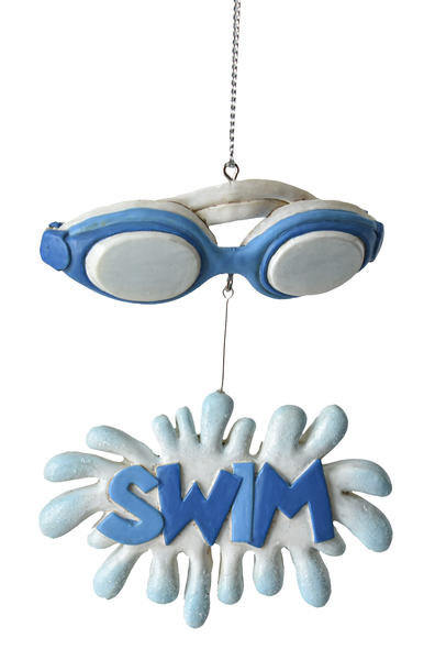4 Inch Swim Goggles Swimming Christmas Ornament - The Country Christmas Loft