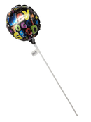 Way To Go Black Stick Balloon