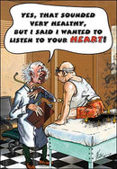 Birthday Card - Listen To Your Heart - The Country Christmas Loft