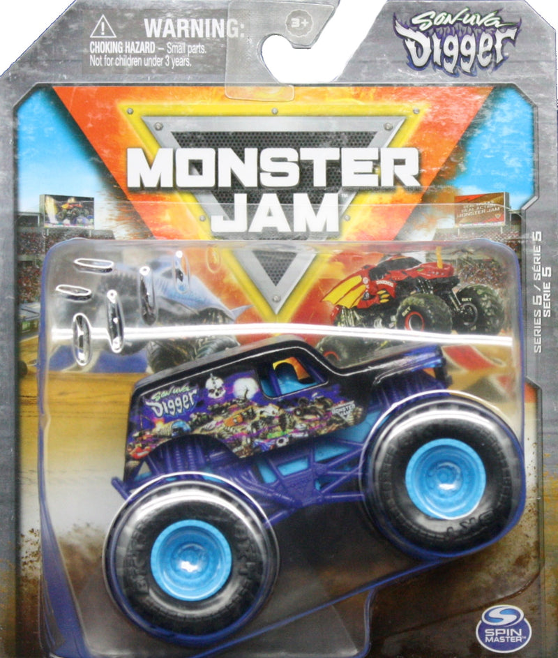 Monster Jam Official 1:64 Scale Monster Truck -  Son-uva Digger