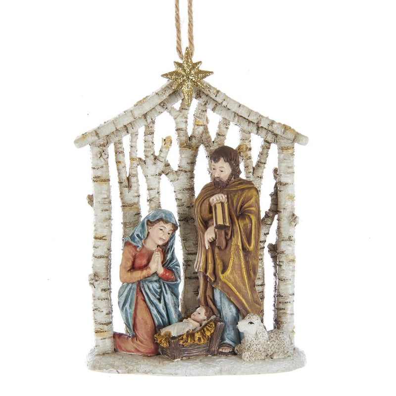 Woodland Nativity Ornament - The Country Christmas Loft