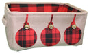 Buffalo Check Icon Holiday Baskets - - The Country Christmas Loft