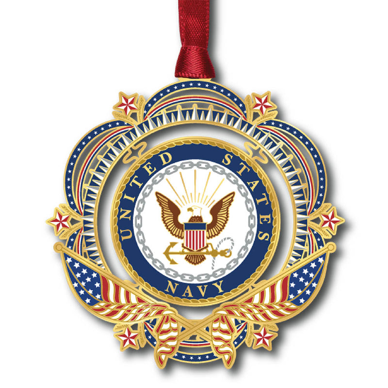 Patriotic U.S. Navy Ornament