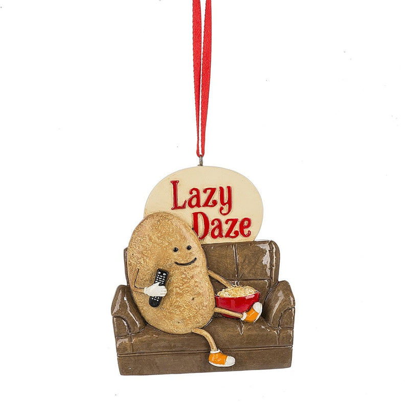 Lazy Daze Couch Potato Ornament - The Country Christmas Loft