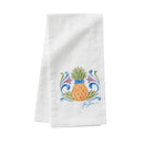 Embroidered Tea Towel - Pineapple - The Country Christmas Loft