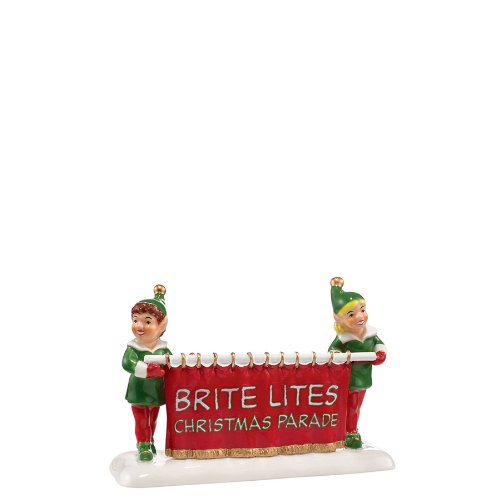 Snow Village Bright Light Christmas Banner - The Country Christmas Loft
