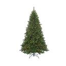 7.5 Foot Pre-Lit Burlington Spruce Tree - Multicolor - The Country Christmas Loft
