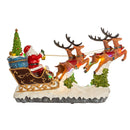 LED Musical Santa and Sleigh Table Piece - The Country Christmas Loft