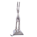 Silver Aluminum Reindeer Stocking Holder - The Country Christmas Loft