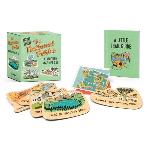 The National Parks: A Wooden Magnet Set Mini Kit - The Country Christmas Loft
