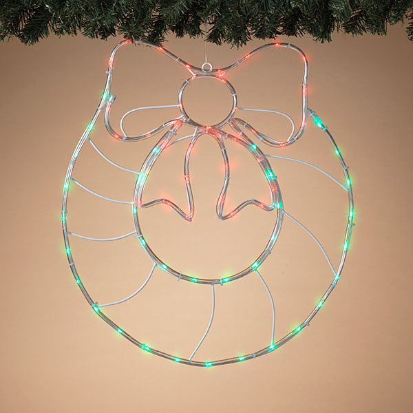 Rope Light Wreath - The Country Christmas Loft