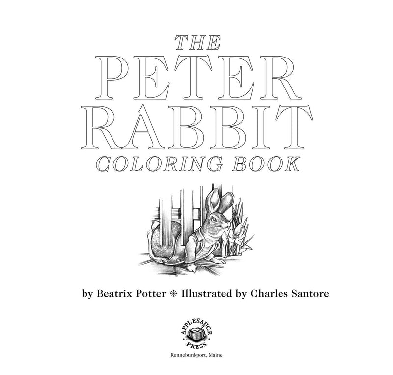 The Peter Rabbit Coloring Book - The Country Christmas Loft