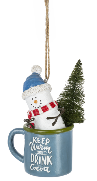 Smore's Cocoa Ornament - Keep Warm - The Country Christmas Loft