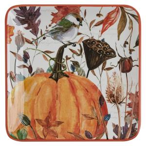 Harvest Home Square Plate - The Country Christmas Loft