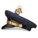 Pilots Cap Glass Ornament - The Country Christmas Loft