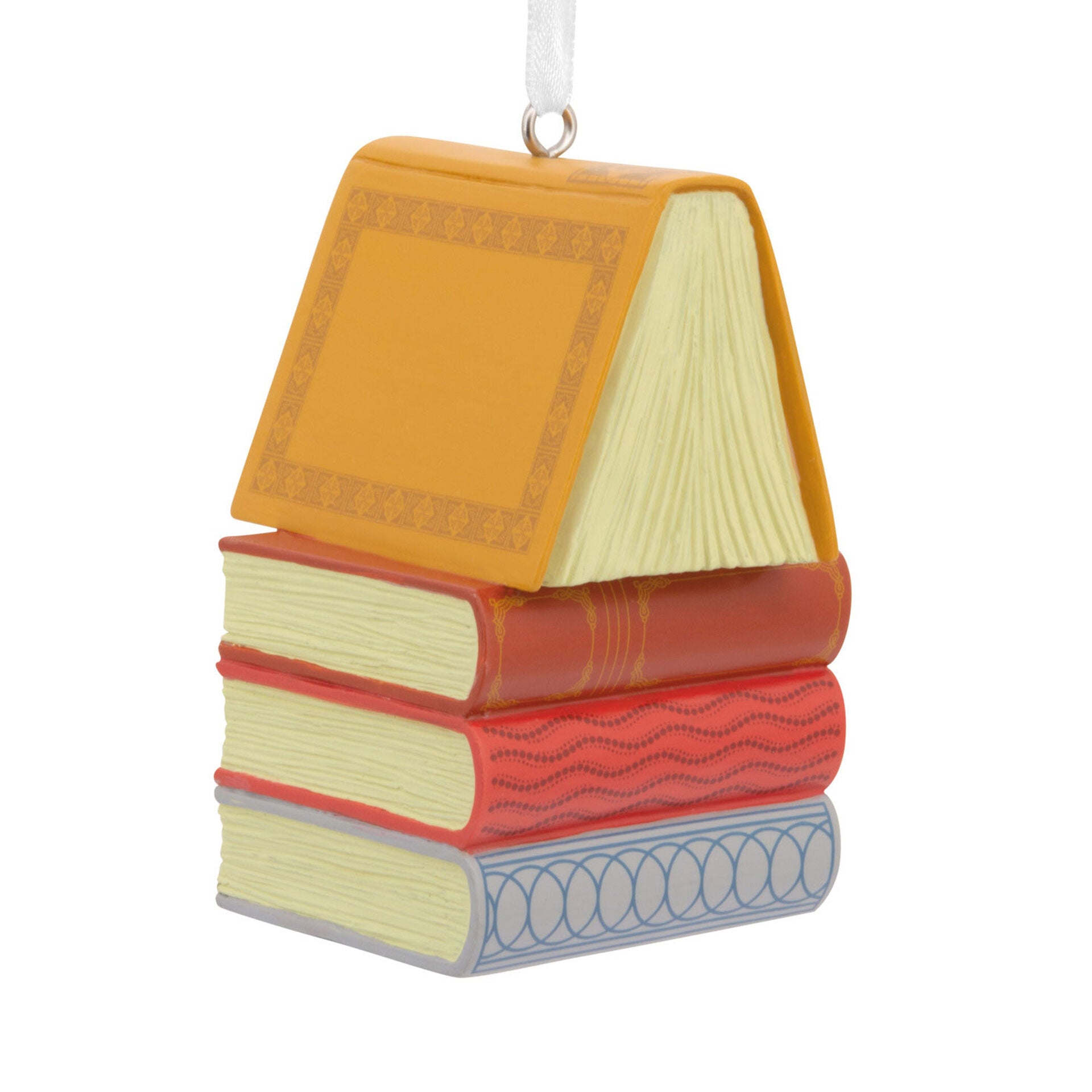Stack of Books Hallmark Ornament | Country Christmas Loft – The Country ...