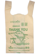 Thank You - Beige - Reusable Non-Woven Bag - The Country Christmas Loft