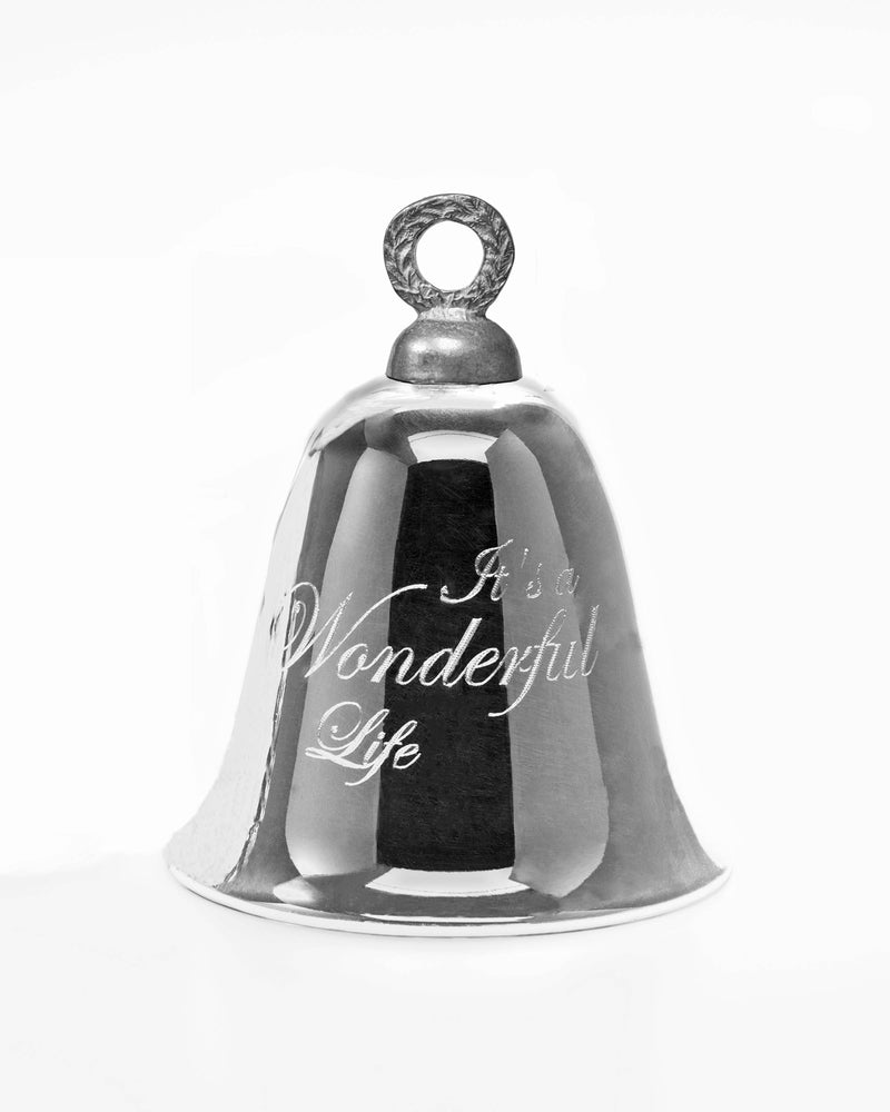 It's a Wonderful Life  Keepsake Bell With Velvet Bag - The Country Christmas Loft