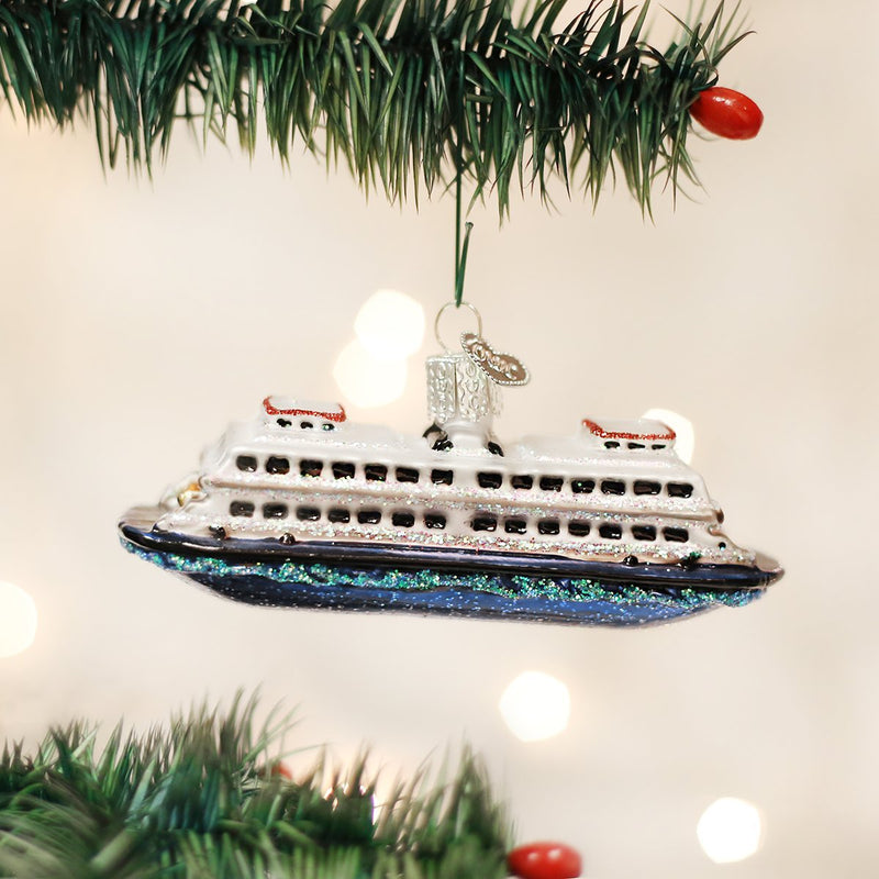 Old World Christmas Ferry Boat - The Country Christmas Loft