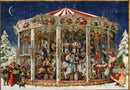 Coppenrath Mini Advent Card With Envelope - Carousel - The Country Christmas Loft