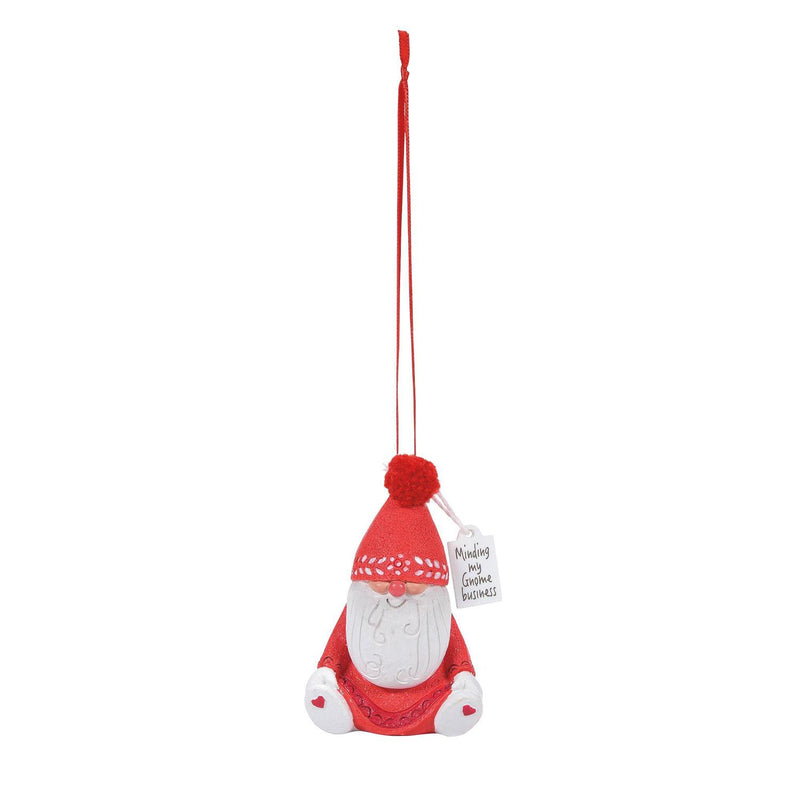 Minding My Gnome Business Ornament - The Country Christmas Loft