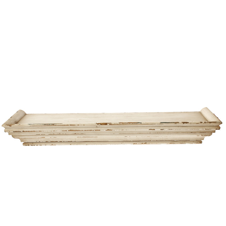 Distressed Wood Floating Shelf - 23" x 7" x 3.25" - The Country Christmas Loft