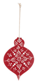 Hand Painted Wood Ornament -