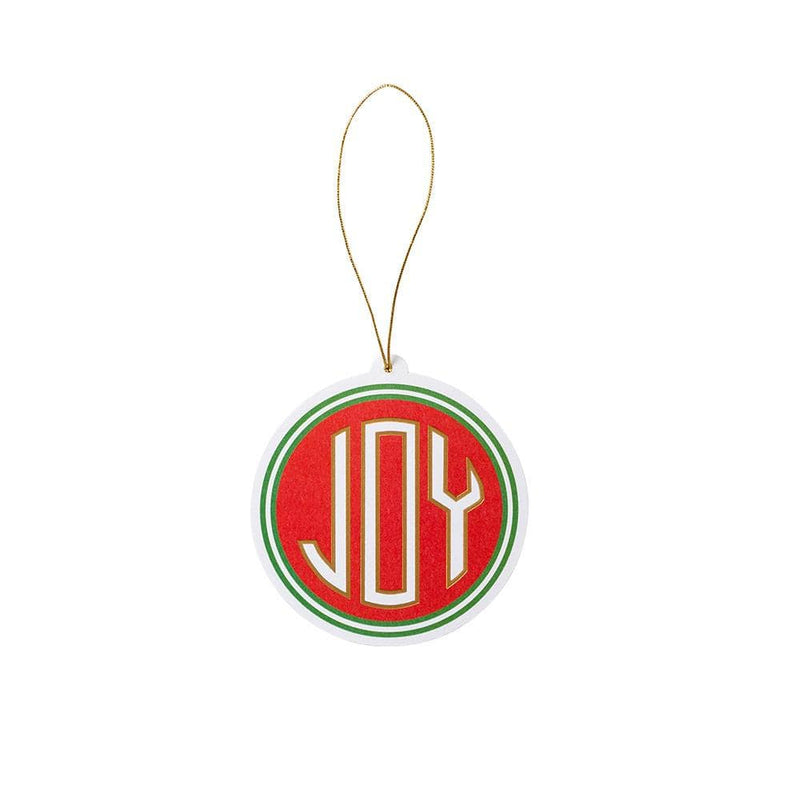 Joy Foil - Ornament Tag W/Header 4 Pk-Gallery - The Country Christmas Loft