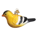 American Goldfinch Glass Ornament