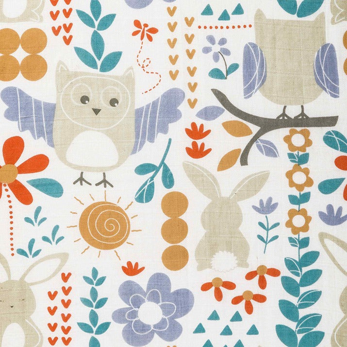 Leika Cotton Security Blankets – Owl & Bunny – 16×16″ - The Country Christmas Loft