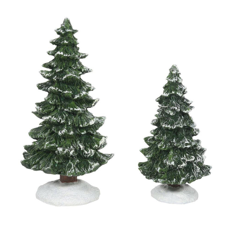 Christmas Spruce Trees - Set of 2 - The Country Christmas Loft