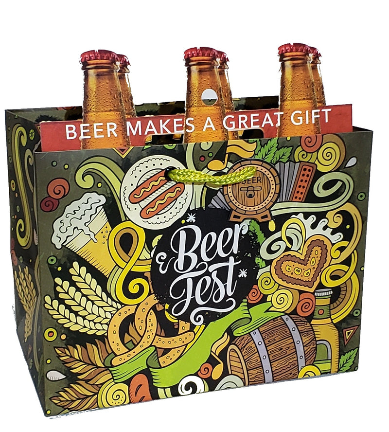Heavyweight Gift Bag for 6-packs - Brew Jest