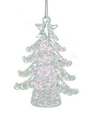 Spunglass Ornament - Clear Christmas Tree - The Country Christmas Loft