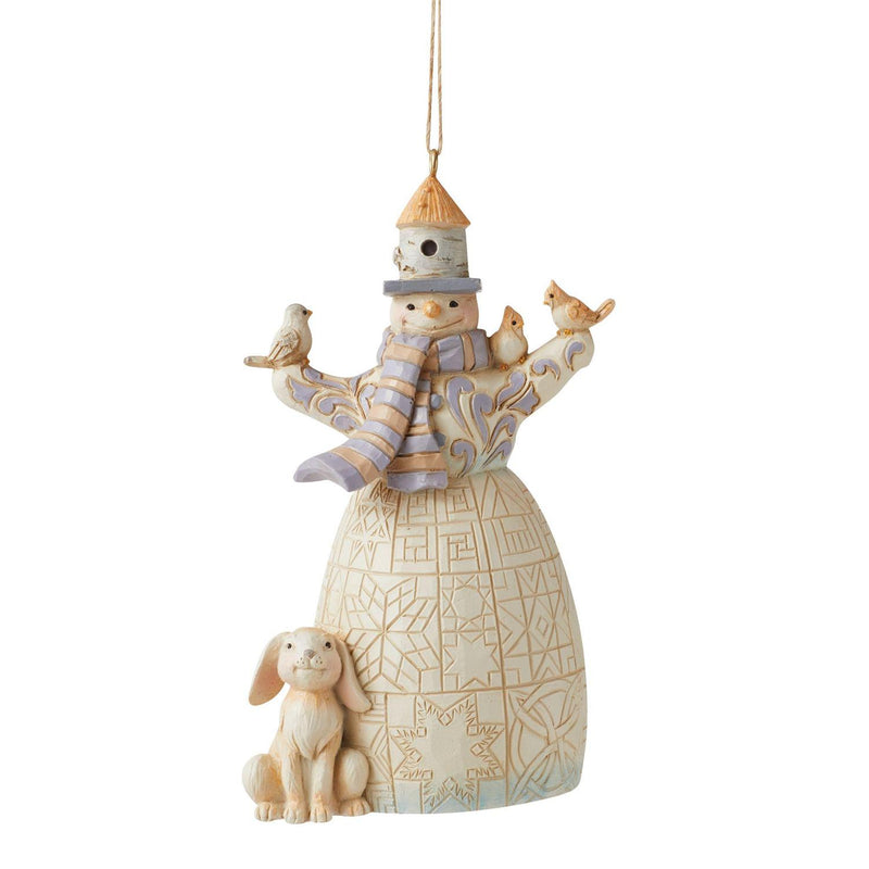 Woodland Snowman Ornament - The Country Christmas Loft