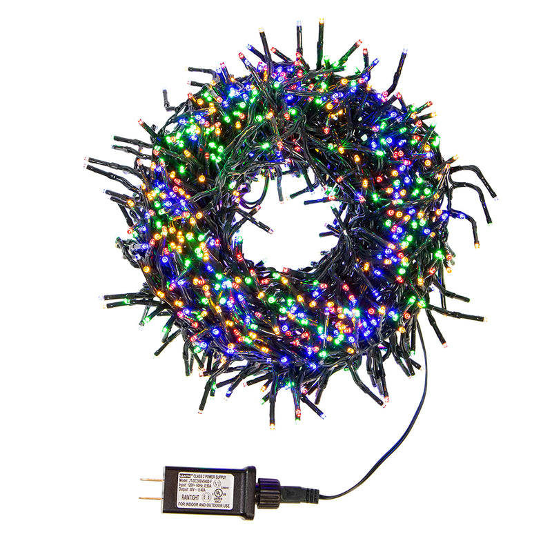 480-Light Fairy Multicolor LED Cluster Garland - The Country Christmas Loft
