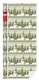 Love of Pets Roll Wrap - 30" x 168" - Hello Snowman - The Country Christmas Loft