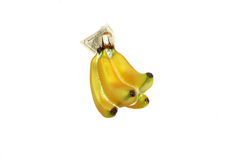 Bunch of Bananas Glass Ornament - The Country Christmas Loft