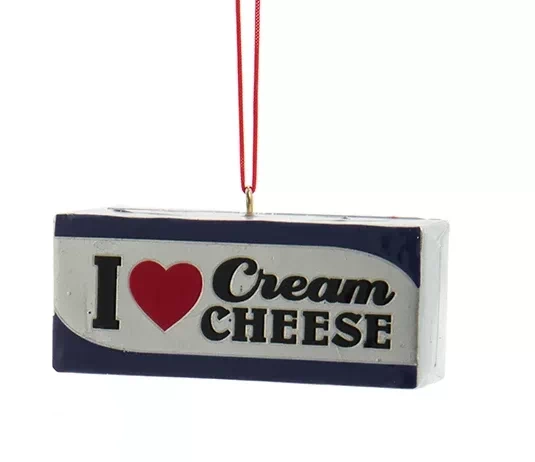 Cream Cheese Block Ornament