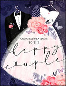 Notion Card - Congratulations To The Happy Couple Wedding Card - The Country Christmas Loft