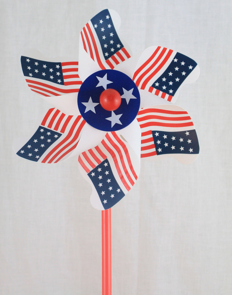 PVC Pinwheel - American Flag - The Country Christmas Loft