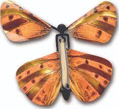 Wind up Australian Butterfly - Orange - The Country Christmas Loft