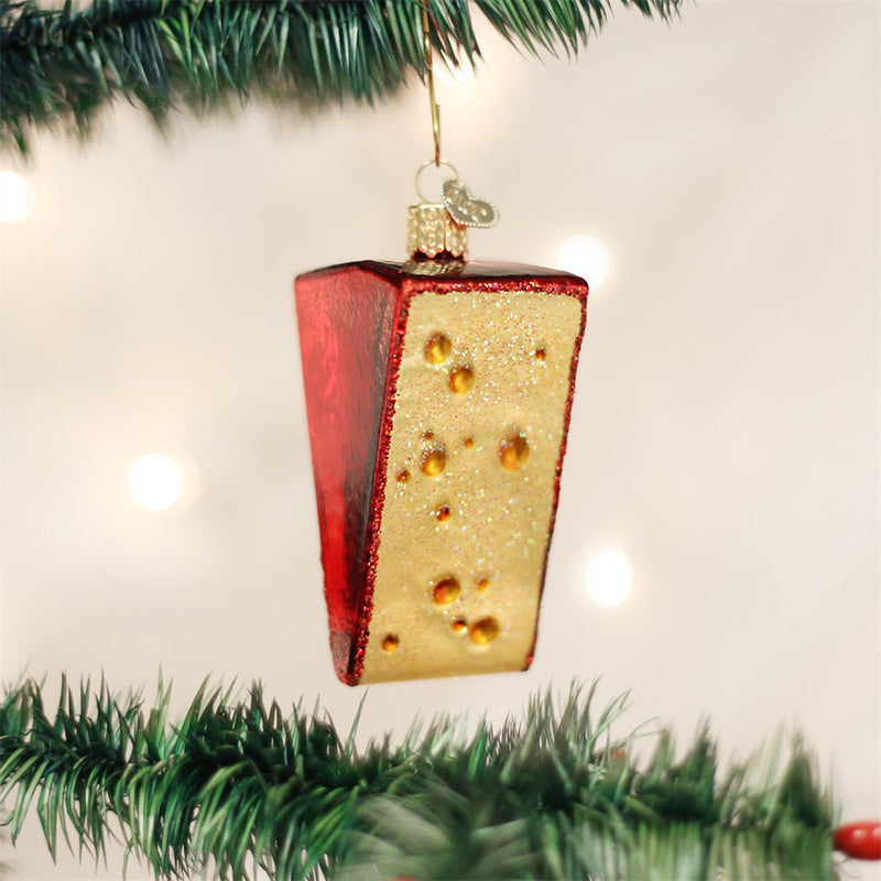 Old World Christmas Cheese Wedge - The Country Christmas Loft