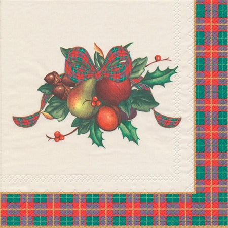 Ideal Home Range Holiday Tartan - Lunch Napkin - The Country Christmas Loft
