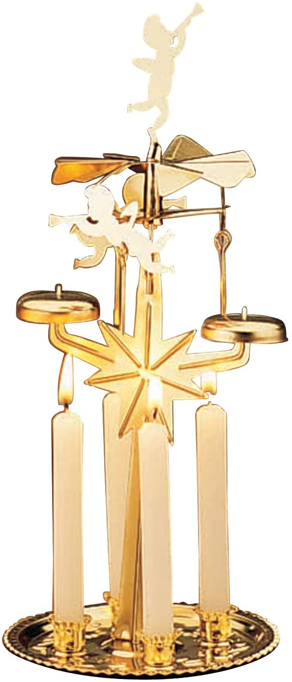 2 in 1 - Angel Chimes with 4 Candles - The Country Christmas Loft