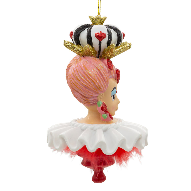 Alice In Wonderland Hat Ornament - Queen of Hearts