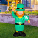 Lucky Leprechaun Lighted Inflatable Blow Up - 5.9 Feet Tall - The Country Christmas Loft