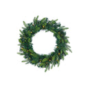 Lighted Fri Wreath - 24 Inch - Battery Operated - The Country Christmas Loft