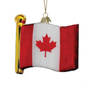 Noble Gems Flag of Canada Glass Ornament - The Country Christmas Loft