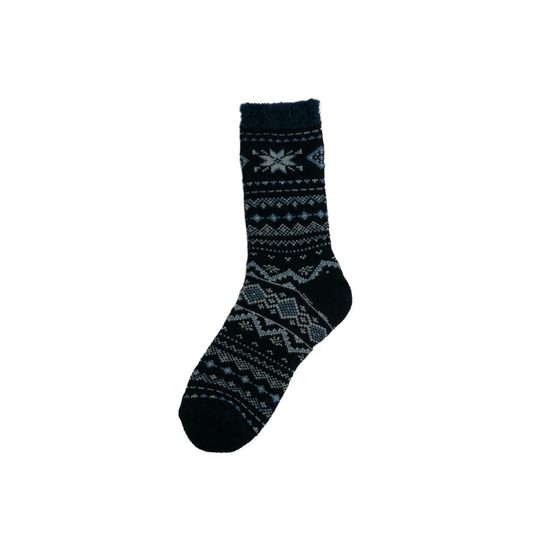 Worlds Softest Luxe Collection -  Fair Isle  Wool Socks - Size 6-11 - The Country Christmas Loft